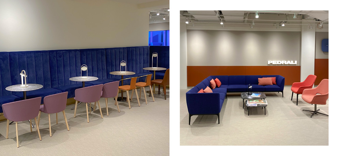 pedrali collections staged at neocon 2022